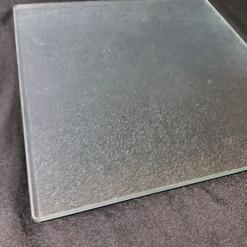Textured Glass Cutting Board 8 x 8 Square Clear Prep Countertop Saver Trivet